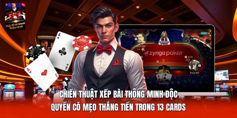 Chiến thuật xếp bài thông minh độc quyền có mẹo thắng tiền trong 13 cards