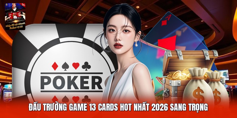 Đấu trường game 13 cards hot nhất 2026 sang trọng